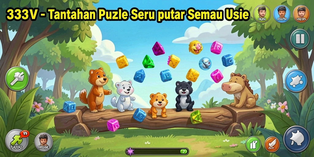 Screenshot permainan 333V yang menampilkan tantangan puzzle menarik.