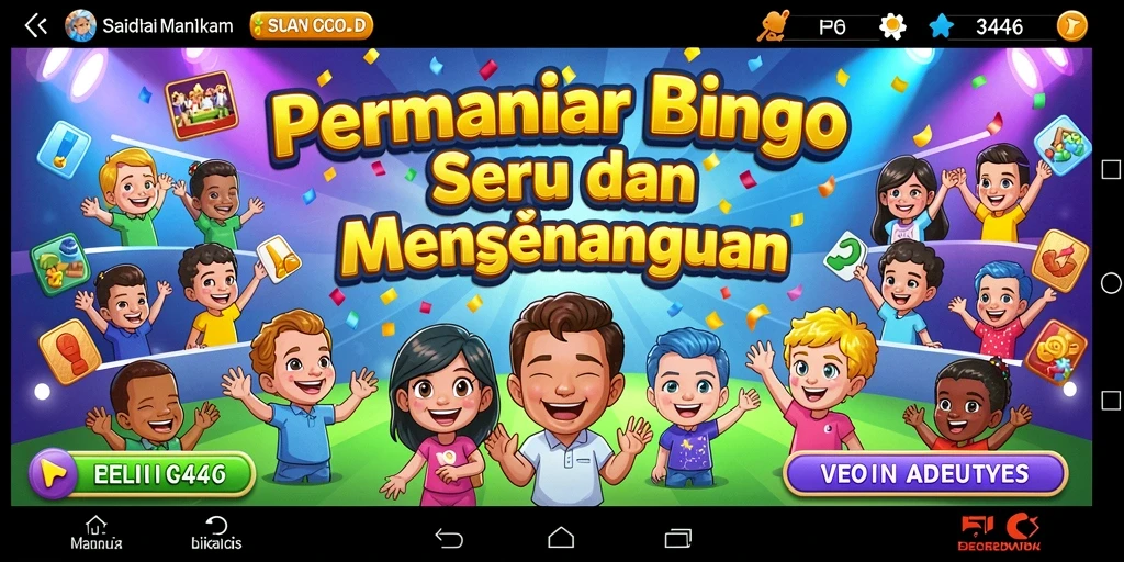 Tampilan menarik saat bermain Bingo di 3446.