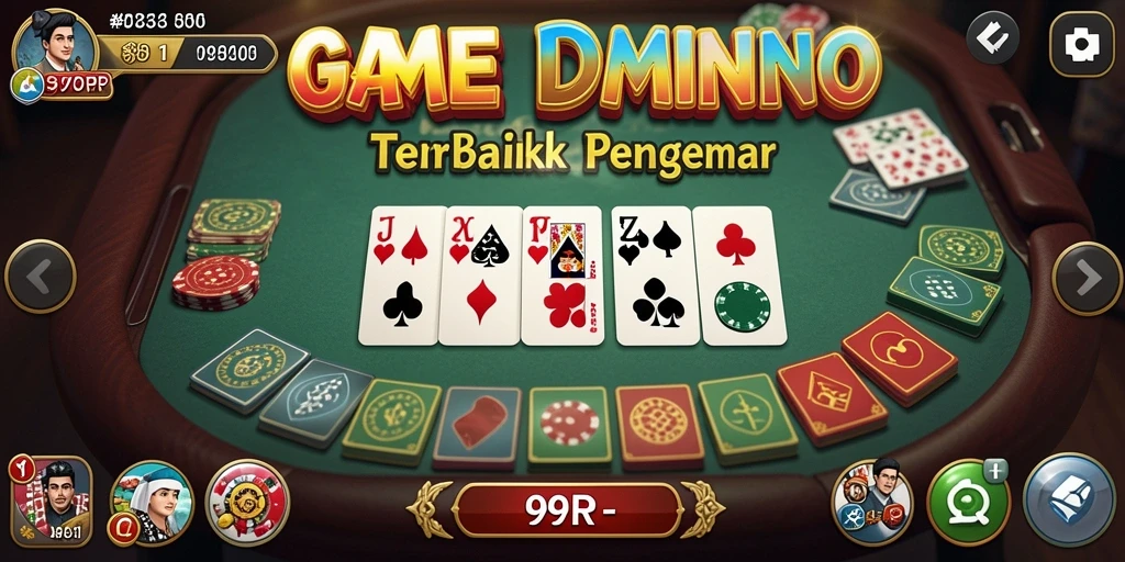 Screenshot gameplay 99RP menampilkan aksi domino yang seru.