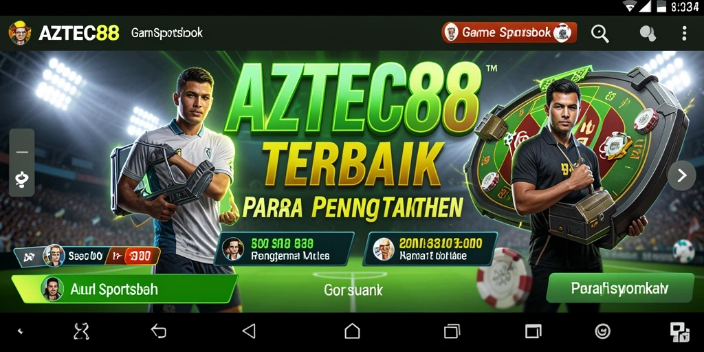 Tampilan seru gameplay taruhan di AZTEC88.