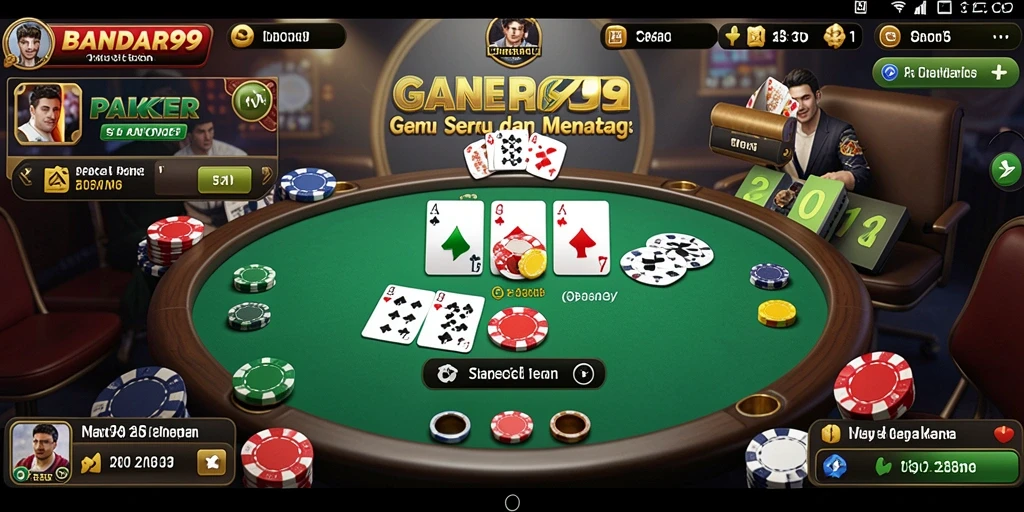 Tampilan gameplay seru di BANDAR99 dengan pemain dari berbagai belahan dunia.