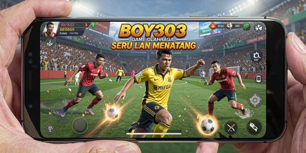 Tampilan gameplay mendebarkan dari BOY303 yang menampilkan aksi olahraga seru.