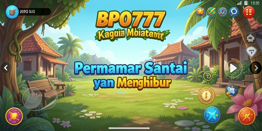 Tampilan gameplay BPO777 yang cerah dan menarik.