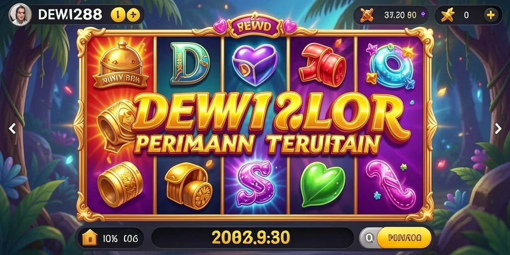 Tampilan gameplay menarik DEWI288 dengan fitur slot yang inovatif.