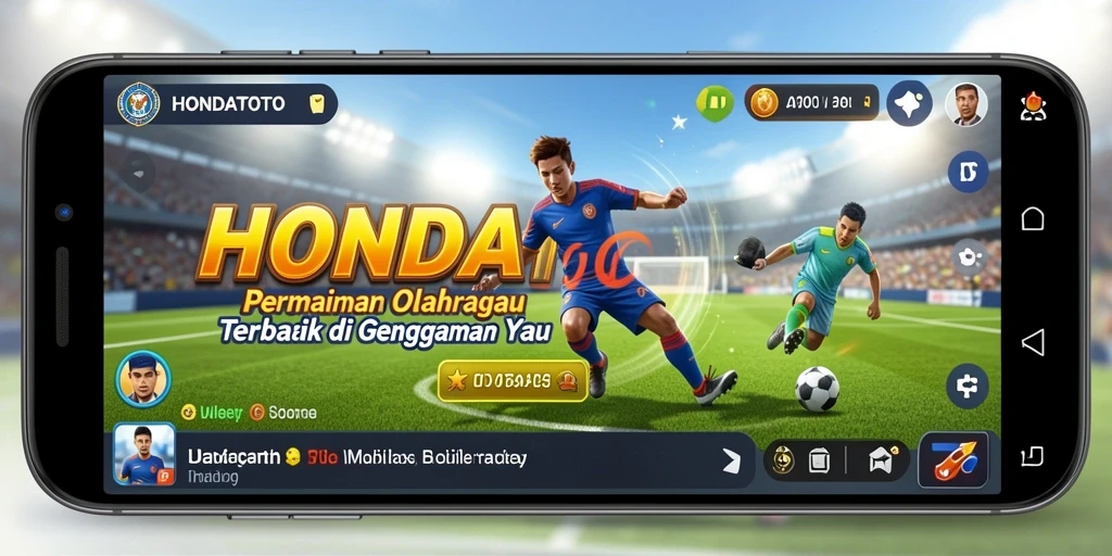 Tampilan gameplay menarik dari HONDATOTO dengan aksi penuh semangat.