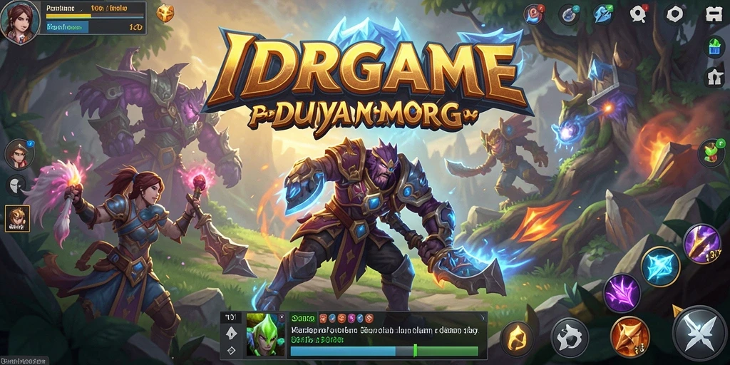 Screenshot gameplay IDRGAME menunjukkan aksi seru dan grafis menawan.