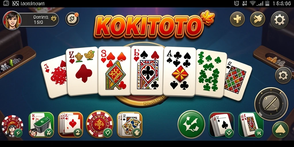 Tampilan gameplay KOKITOTO yang seru dan interaktif.