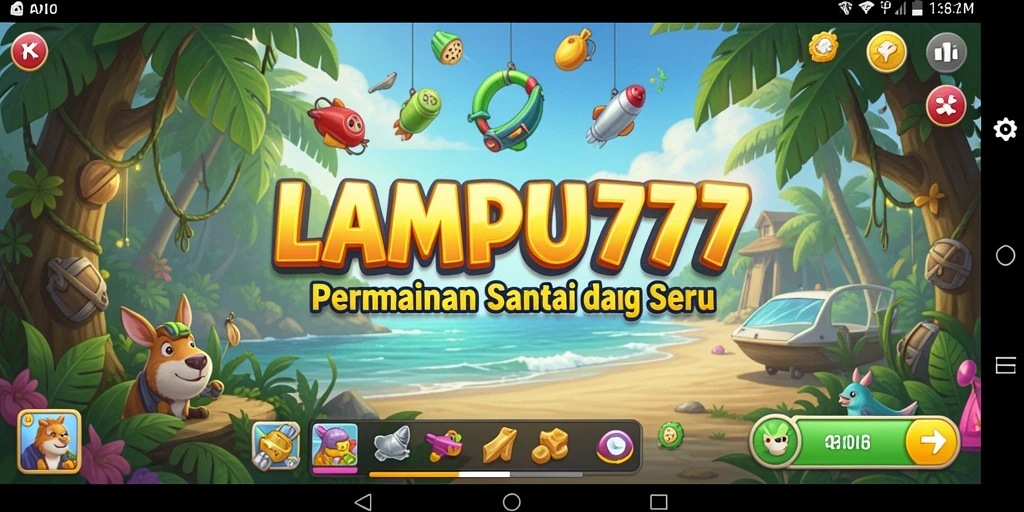 Screenshot LAMPU777 menampilkan gameplay santai yang menyenangkan.
