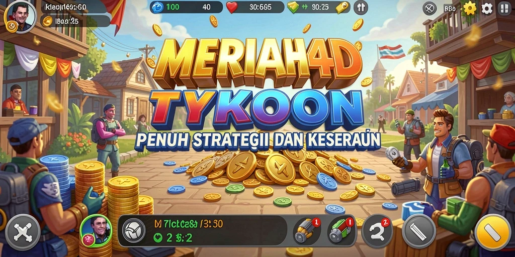 Tampilan seru gameplay Tycoon di MERIAH4D.