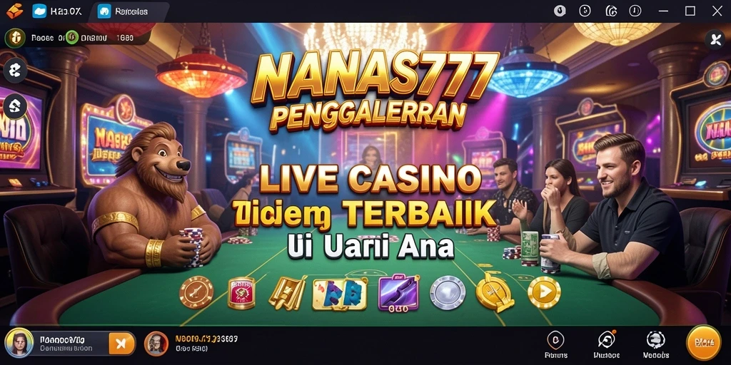 Gameplay Live Casino yang mengasyikkan dengan dealer profesional.