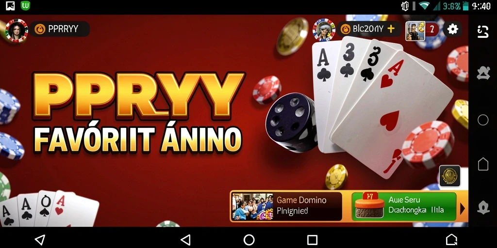 Screenshot utama gameplay PPRRYY yang penuh aksi Domino.