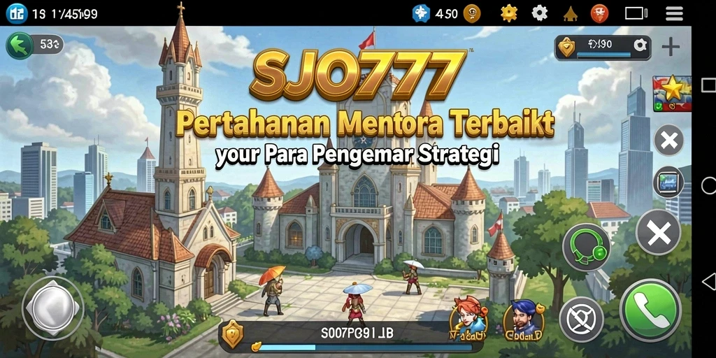 Tangkapan layar SJO777 menampilkan aksi pertahanan menara yang intens.